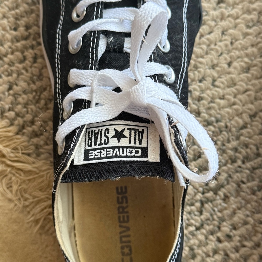 Converse Classic Black and White Low-Tops - Picture 5 of 6